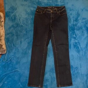 INC dark blue Jeans straight leg curvy fit